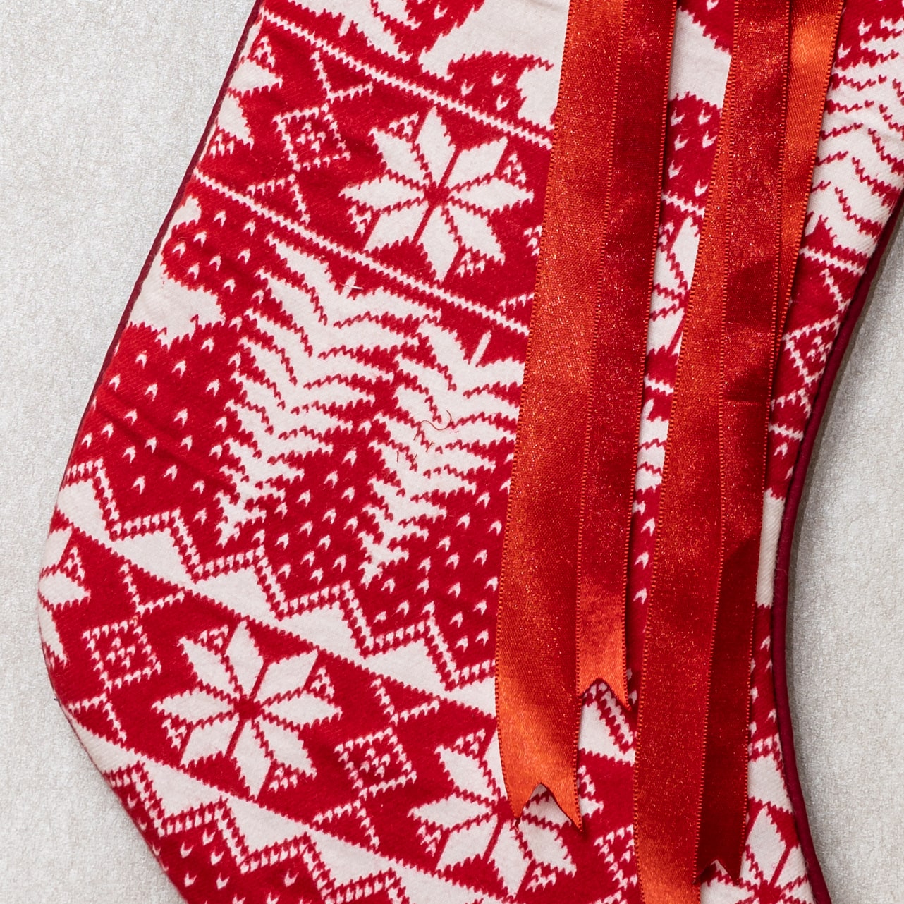 Red Reindeer Stocking - The Pony & Peony Co.