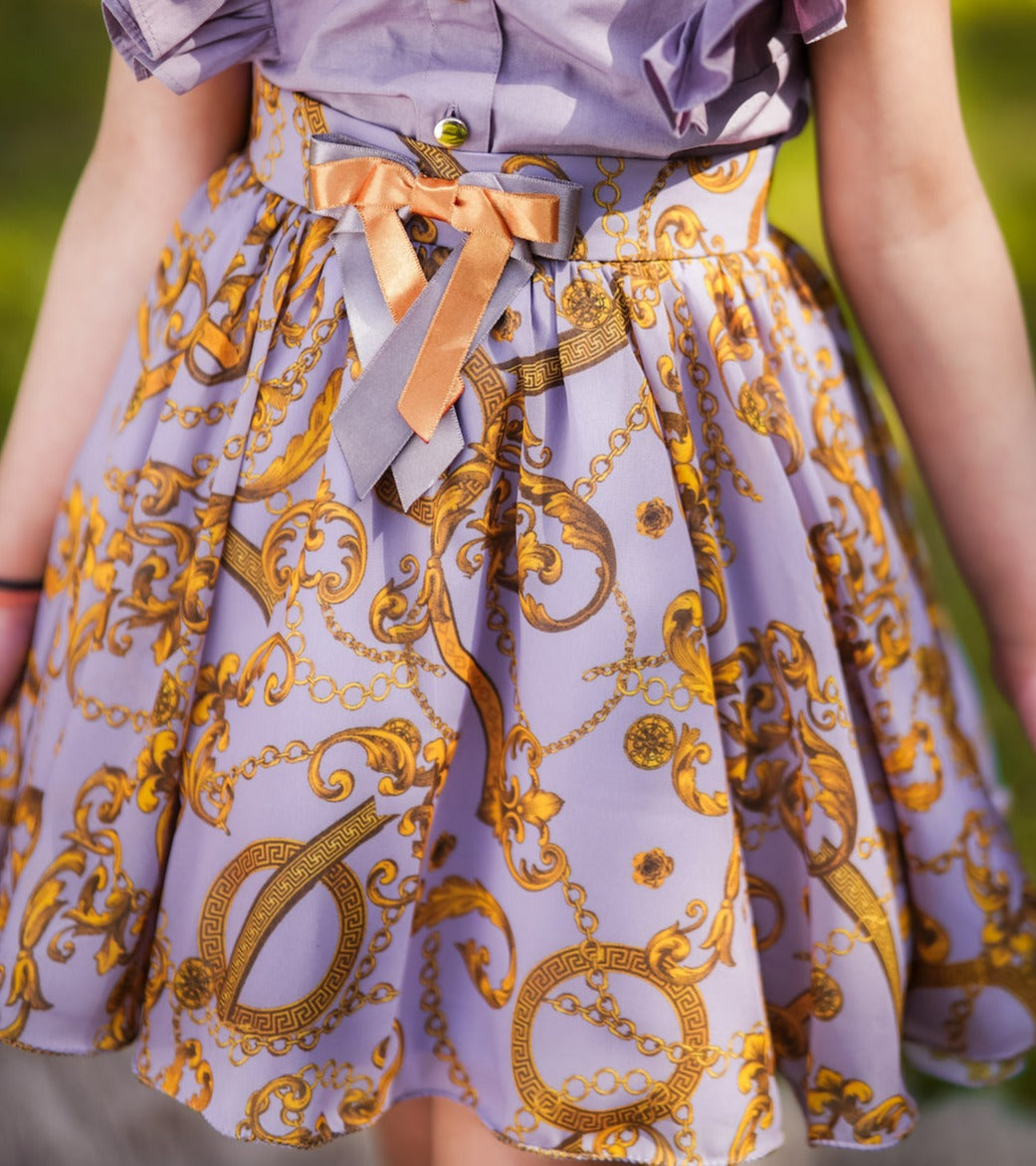 Lavender Dragonfly Skirt - The Pony & Peony Co.