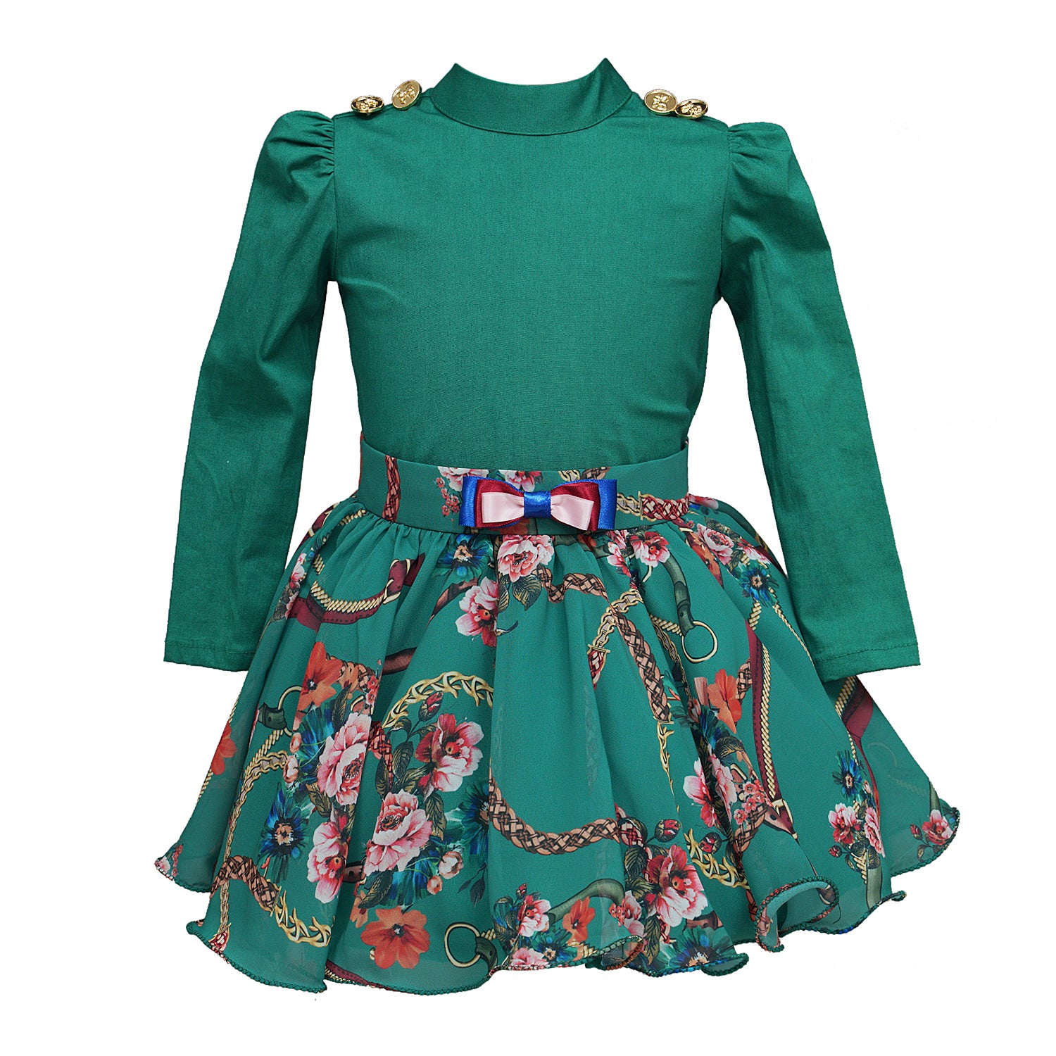 Green Dragonfly Co-ord Skirt Set - The Pony & Peony Co.
